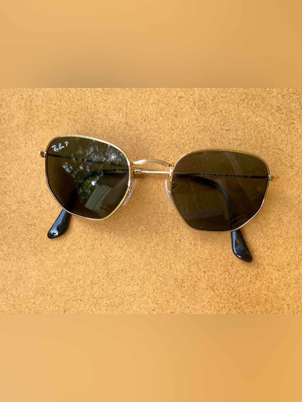 Ray-Ban Hexagonal Polarized Sunglasses - Picture 5 of 15